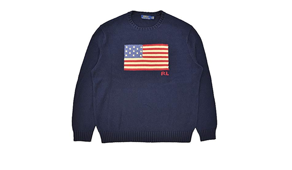 ついに入荷 ポロラルフローレン The Iconic Flag Sweater