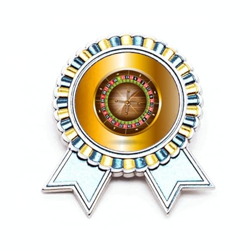 Broche réaliste pour platine de casino pour habiller un costume trop simple