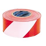 Draper Hardware 66041 Rouleau de ruban Rouge/blanc 72 mm x 500 m