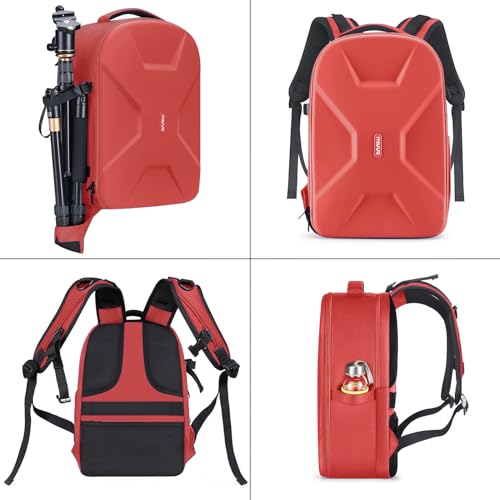 Image of MOSISO Camera Backpack, Photography Camera Bag 15-16 inch Waterproof Hardshell Case with Tripod Holder&Laptop Compartment