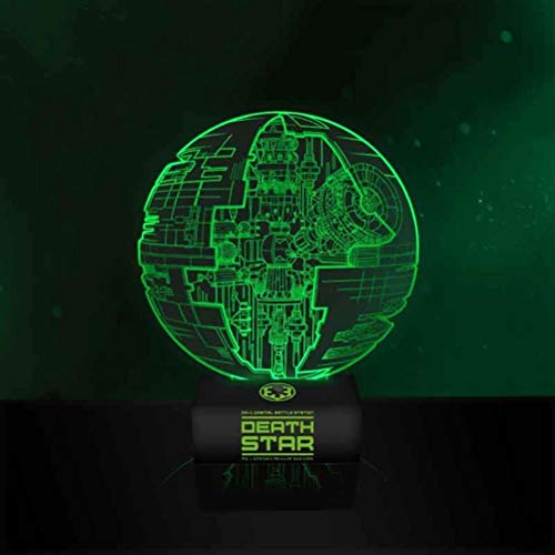 Paladone Rogue One Death Star Light - Lámpara de pared, diseño de estrella de