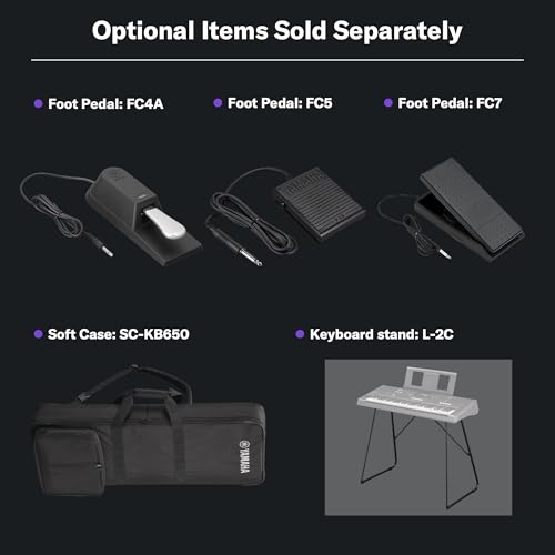 Yamaha PSR-I610 61-Key Portable Keyboard Perfect for World Music with 927 Instrument Voices, Including 50 Indian Instrument Sounds and Powerful Built-In Speakers by YAMAHA - Used condition - Image 8