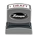 SHACHIHATA INC Draft-Inch Ink Stamp, 1/2 x 1-5/8 Inches, Red Ink (XST1360)