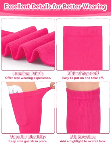 Image of Olreco Kids Soccer Socks Toddler Baseball Socks 3D Heel Youth Softball Sock for Girls Boys Football Accessories Cotton