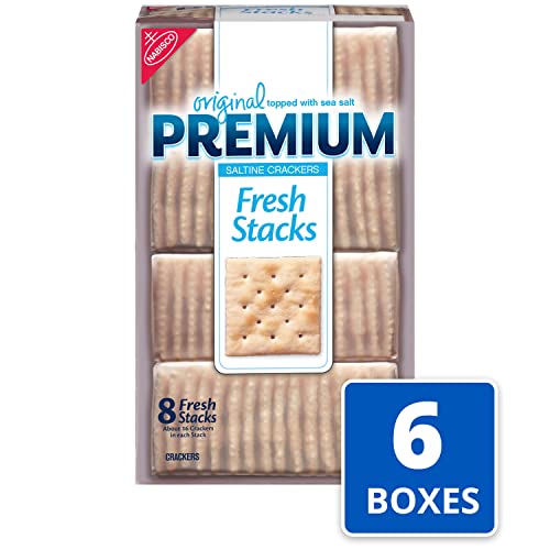 Premium Original Fresh Stacks Saltine Crackers, 6 - 13.6 Ounce Boxes (Pack of 6) - Thumbnail 2