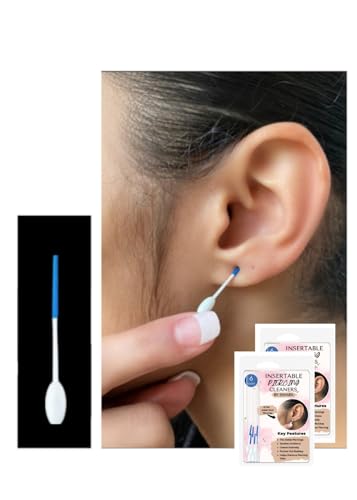 Insertable Piercing Cleaners Sturdy Tips Push Out...