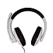 Produktbild Headset über Ohr-Stereo-Kopfhörer mit Mikrofon für PC, Laptop, Spiele, Musik, Skype, Video Chat / 2 x 3,5 mm Klinke/Weiß/iCHOOSE