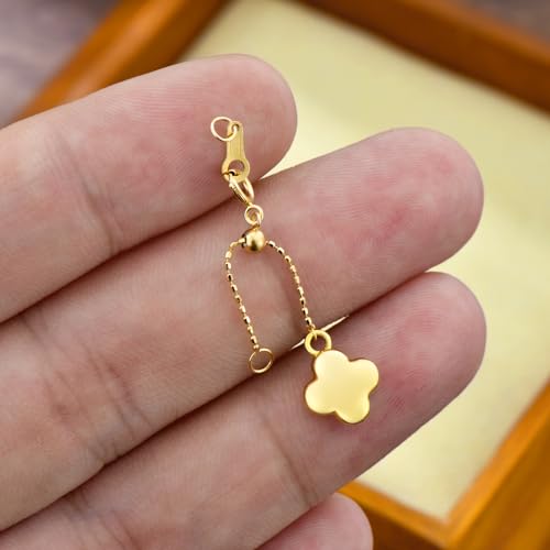 18k Yellow Gold 1"/2"/3"/4"/5"/6" Adjustable Necklace Extender Chain, 18k Gold Adjustable Necklace Extender Bracelet Anklet Extension Chain, Adjustable Bracelet Extender 18k Gold3
