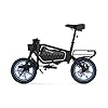 Jetson Bolt X Electric Bike, Foot Pegs, Easy-Folding, Built-in Carrying Handle, Rear Cargo Rack, Twist Throttle, Cruise Control, Up to 15.5 MPH, Range Up to 15 Miles, Ages 12+, Black, JBOLTX-BLK #4