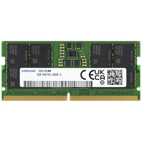 Amazon.co.jp: Samsung 16GB DDR5 4800MHz PC5-38400 CL40 SODIMM 1Rx8