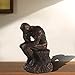 Culture Spot Thinker Statue by Rodin with Bronze Finish, Museum Replica Master Piece, 7