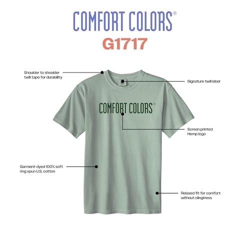 Image of Comfort Colors Adult Heavyweight Short Sleeve Tee, Style G1717 /G1745, Multipack