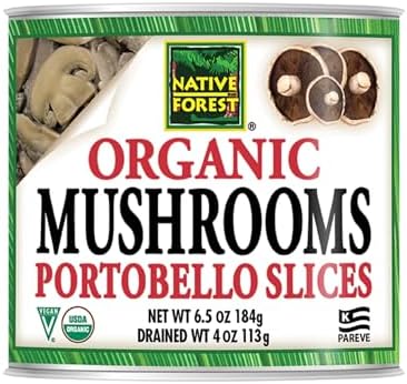 Native Forest Organic Portobello Mushroom Slices - 6.5 Oz (Pack of 12)