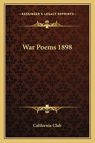 War Poems 1898