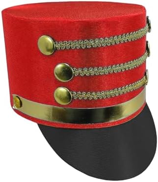 Ppmter – Chapeau De Fanfare Pour Enfant – Déguisement Casse-noisette – Taille 56-58 Cm – Polyester – Pour Noël Et Cosplay
