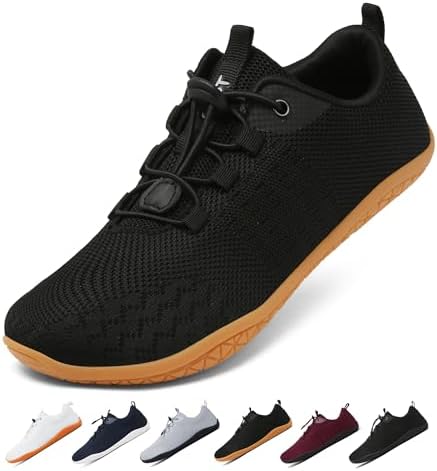 Geweo Hombre Mujer Barefoot Zapatillas de Trail Running Transpirable y Geweo Hombre Mujer Barefoot Zapatillas de Trail Running Transpirable y