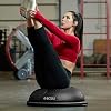 BOSU Nexgen Balance Trainer, Half-Ball Training Equipment, 65 cm Diameter, 300 lb Capacity - Burst-Resistant Stability Exercise Tool w/Non-Slip Base, Includes Hand Pump, Commercial-Grade