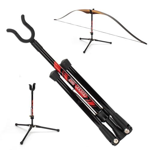 Archery Bow Stand, Foldable Pure Carbon Bow Holder for Recurve Bow Longbow Takedown Bow