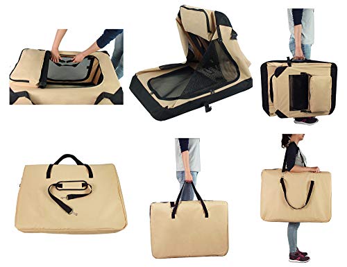 EliteField 3-Door Folding Soft Dog Crate (2 Year Warranty), Indoor & Outdoor Pet Home, Multiple Sizes and Colors… - Image 6