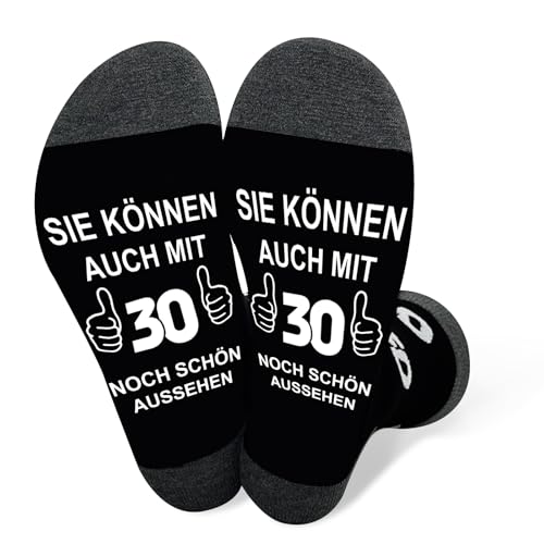Geburtstag Damen gestrickte Socken, lustige Socke Geschenke, Geschenkideen, Geburtstag Geschenkideen für Sie, Oma, Mama, Frau (DE/NL/SE/PL, Numerisch, 39, 43, Regular,...