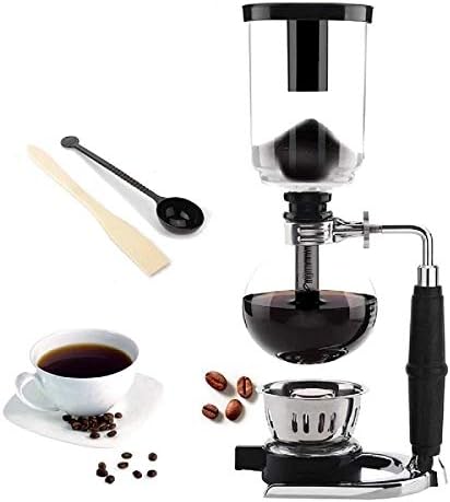 Cafetera de Sifón al Vacío 3 Tazas de Vidrio Manual miniatura 7