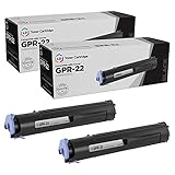 LD © Compatible Canon 0386B003AA (GPR22) Set of 2 Black Laser Toner Cartridges