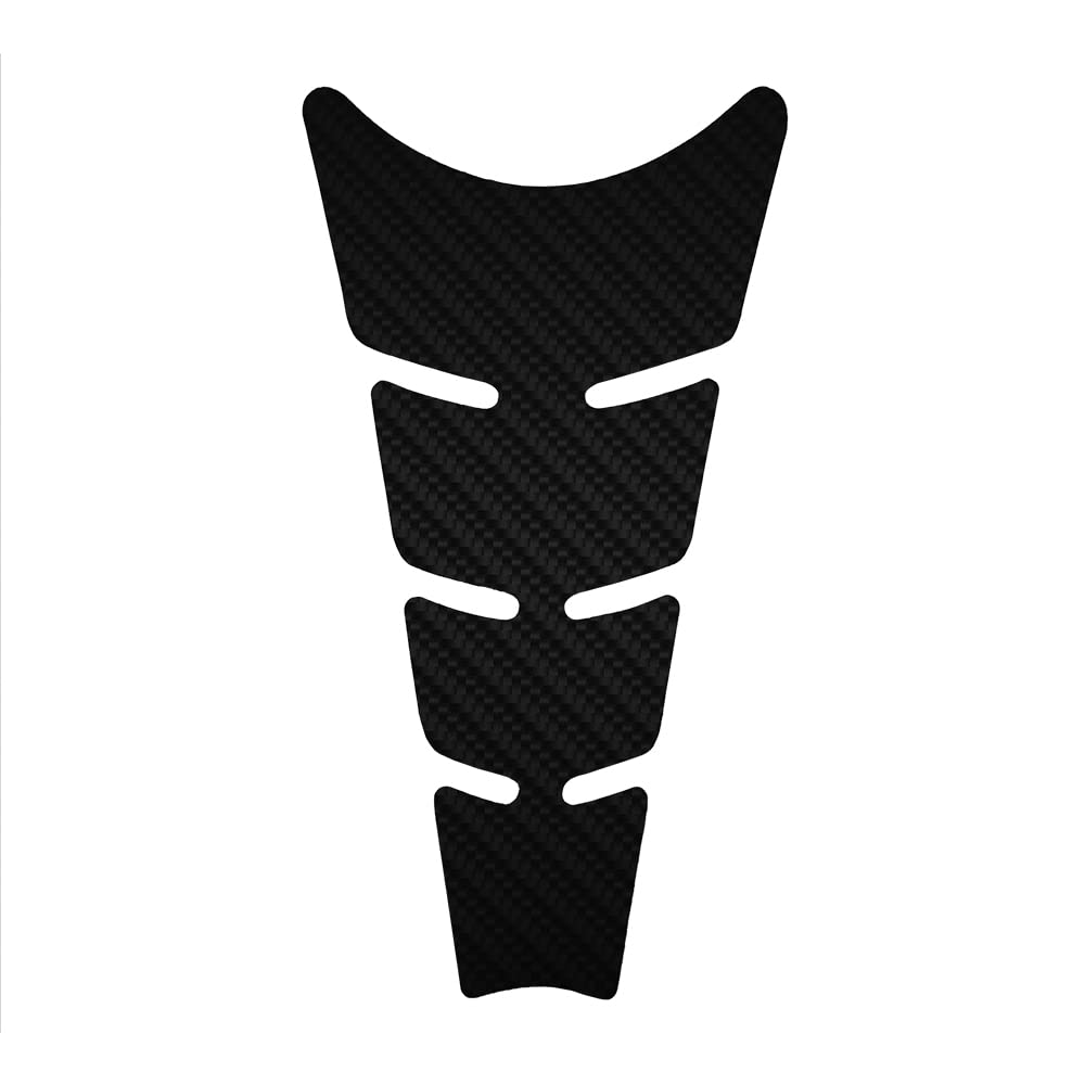 4R Quattroerre.it 16833 Tankpad Selbstklebende flach Motorrad Tankschutz, Rhino Carbon, 11.5 x 20 cm