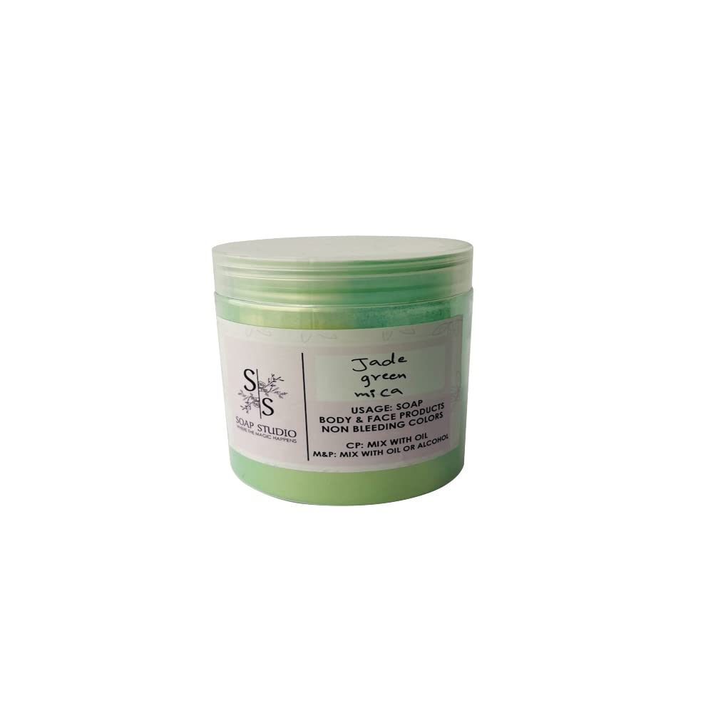 Soap Studio Jade Green Mica, Cosmetic Grade, 50g
