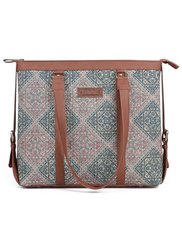 Image of Stylish Tote Bags for Office Use | Laptop Bag 15.6 inch | Purse for Women | Vegan Leather Handbag | Daily & Travel Use |