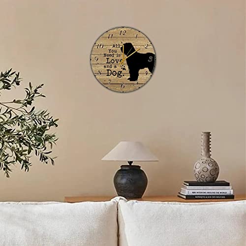 Horloge ronde bois style vintage pour cuisine rustique et salon