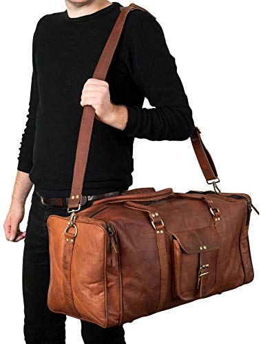 Berliner Bags Vintage Leather Duffle Bag