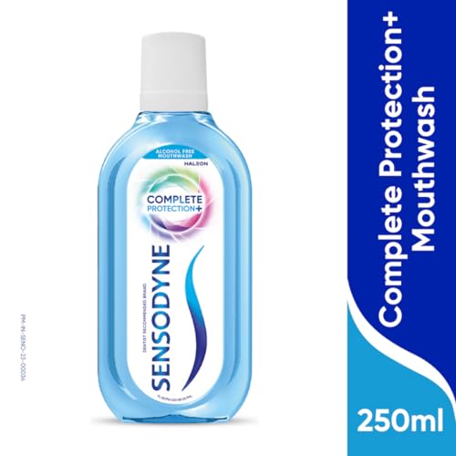 Sensodyne Mouthwash Complete Protection+, All in One Mouth Wash for Sensitivity Protection, Strong teeth and lasting freshness, Pack of 250ml - Image 2
