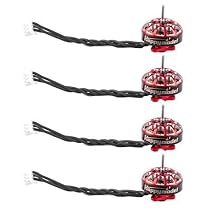 HAPPYMODEL 4PCS EX1102 1102 8500KV 9000KV 10000KV 13500KV Mobula7 HD Sailfly-X Brushless Motors CW CCW for 2s-3s 75mm-85mm Whoops DIY FPV Drone Quadcopter 10000KV CCW 1.5mm