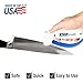 AccuSharp Knife Sharpener, Ergonomic Comfortable Handle, Compact & Easy to Use, Restore and Hone Straight & Serrated Knives, White