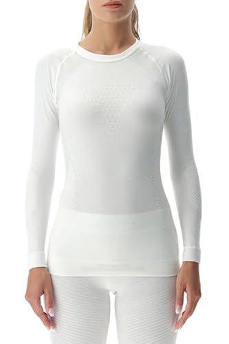 [UYN] EB fB[X XL[ Ci[Vc U100566 WOMAN CASHMER BIOTECH UW SHIRT LG_SL. W148 Off White TCY : S/M