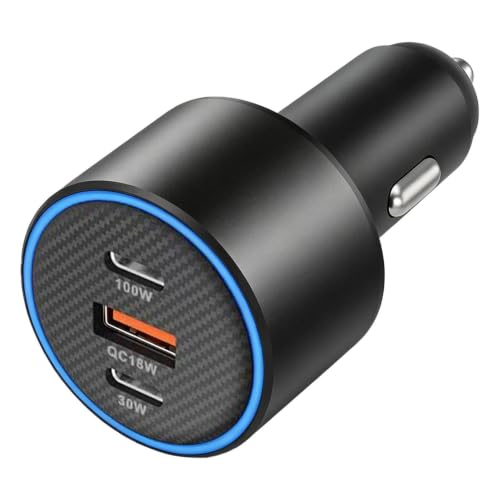 Cargador portátil de 130W para coche que soluciona la carga lenta en ruta