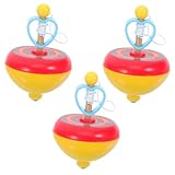 BESPORTBLE 3 Stück Teiliges Gyro mit Zugleine Lustiger Brummkreisel als...