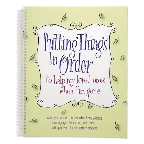 Putting Things in Order to Help My Lovedones When I'M Gone,After Dea-th Planner,Creative Death Plan-ner Notebooks,Novelty End of Life Plan-ner,Beneficiary Planner Notebook,Dea-th Plan-ner Book UK