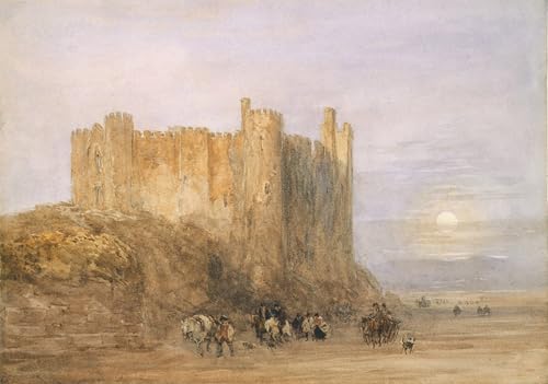 Lienzo de 60x90cm Il castello di Laugharne: alta calidad para tu pared