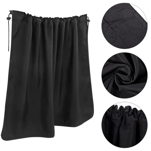 Rideaux occultants voiture arrière UKCOCO en polyester noir - 3
