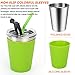 Vermida Kids Cups with Lids and Straws, 12oz Kids Tumblers with Straws and Lids Spill Proof Cups for Kid Stainless Steel Sippy Cup for School, Outdoor, 5 Pack