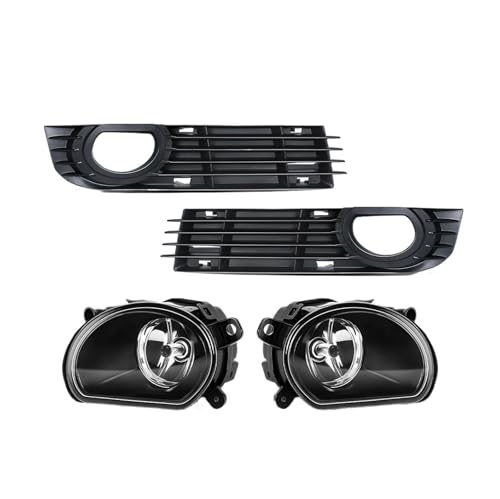Phares antibrouillard pour A8 D3 2005-2007 avec grilles de pare-chocs avant ensemble complet