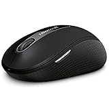 Microsoft Wireless Mobile Mouse 4000 - Graphite. Comfortable Ergonomic design, Wireless, USB 2.0 with Nano transceiver for PC/Laptop/Desktop, works with Mac/Windows Computers