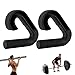 Neutral Grip Pull Up Handles - Ergonomic Multi-Purpose Gym Handles for Pull Ups, Deadlifts, Barbell Rows & Resistance Bands - Home & Gym Fitness Equipment Accessories