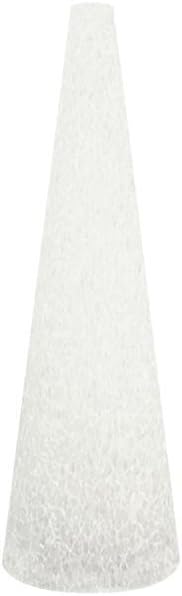 FloraCraftWhite -Styro Cone 12 X 4