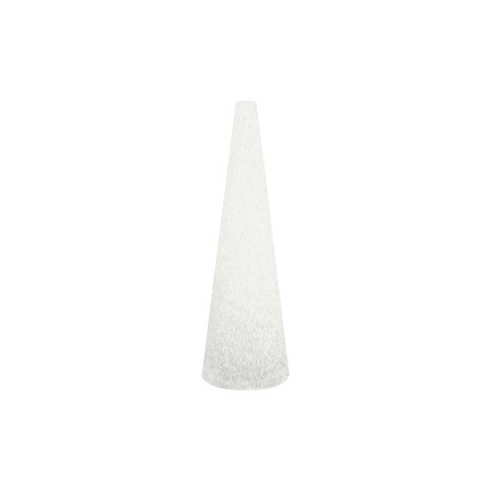FloraCraftWhite -Styro Cone 12 X 4