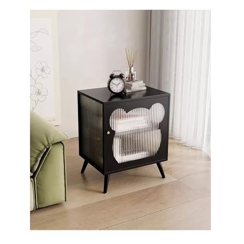 Table de chevet crème gain de place pour ranger la chambre