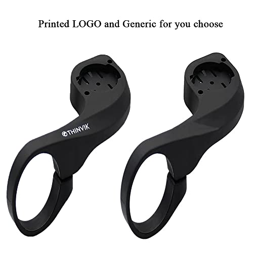 Image of Thinvik Out Front Bike Computer Mount for Garmin Edge 840 /830 /820 /810 /540 /530 /520Plus /520 /510 /500 /200 /130 /25 GPS Compatible with 31.8mm 25.4mm Handlebar