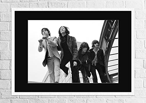 Le cadeau des Beatles – L’impression des Beatles – Le single des Beatles Hey Jude – Cadre de galerie | A2 (59.4×41.9cm… - Les Beatles, Paul McCartney, John Lennon, RIngo Starr, George Harrison Le cadeau des Beatles - L'impression des Beatles - Le single des Beatles Hey Jude - Cadre de galerie | A2 (59.4x41.9cm… – Image 4
