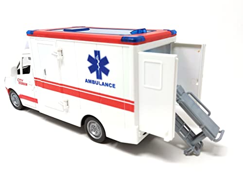 Modbrix Carrozzina auto giocattolo ambulanza auto